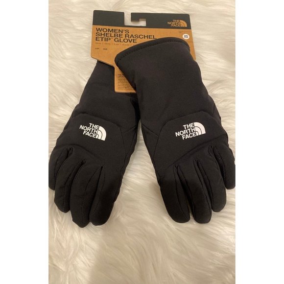 Womens Shelbe Raschel Etip Black Gloves 